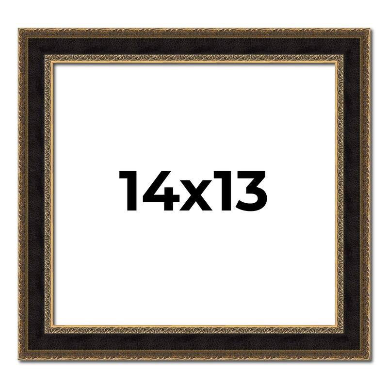 14x13 Frame Gold Antique Vintage Sold Wood Picture Frame | 1.75 Inch