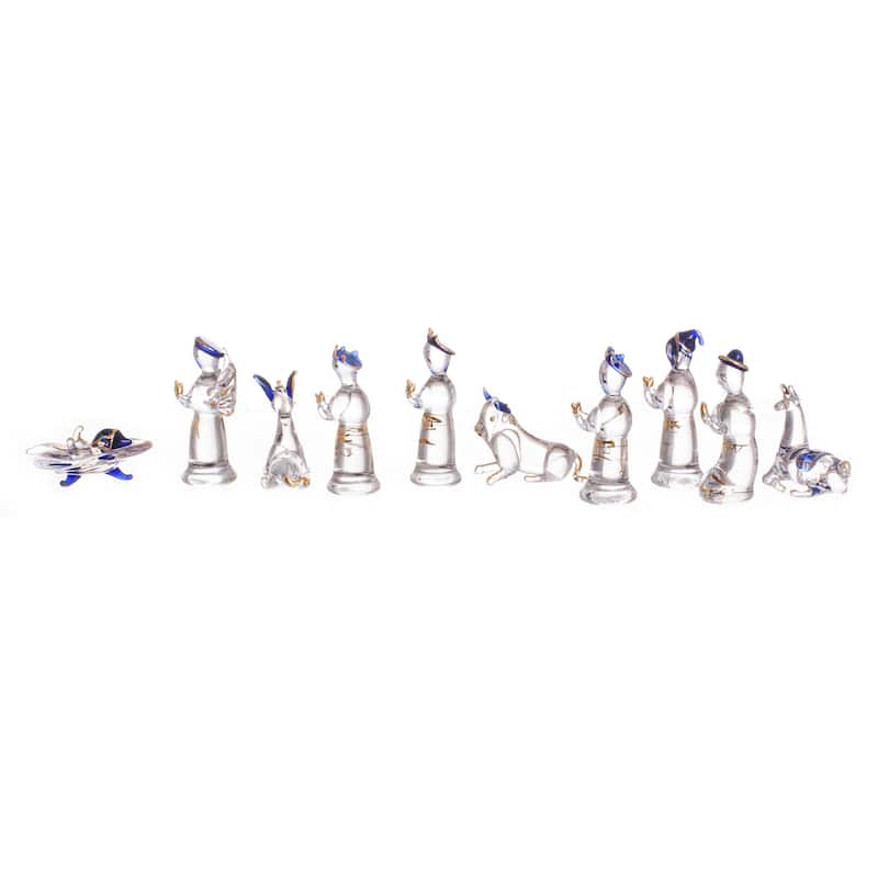 Novica Handmade Andean Festivity Glass Nativity Scene (12 Piece)