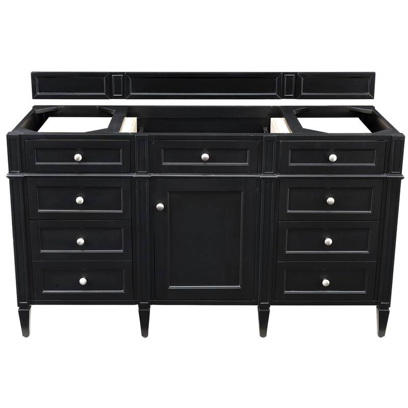 James Martin Vanities 650-V60S-M Brittany 60" Free Standing Single - Black Onyx