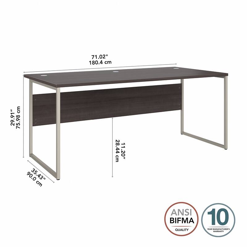 Hybrid 72W x 36D Computer Table Desk by Bush Business Furniture