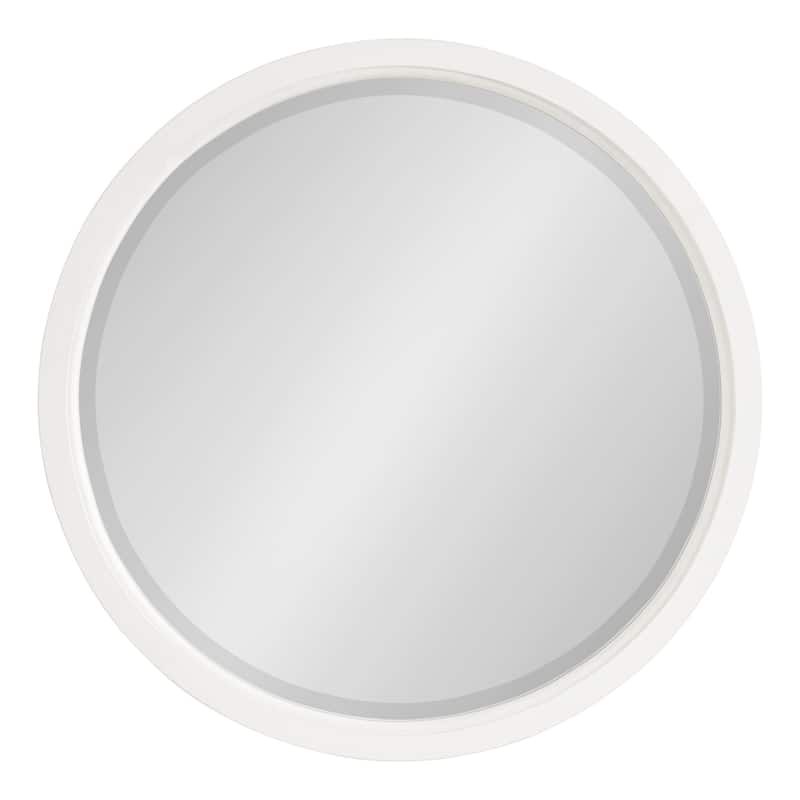 Kate and Laurel Hogan Round Framed Wall Mirror