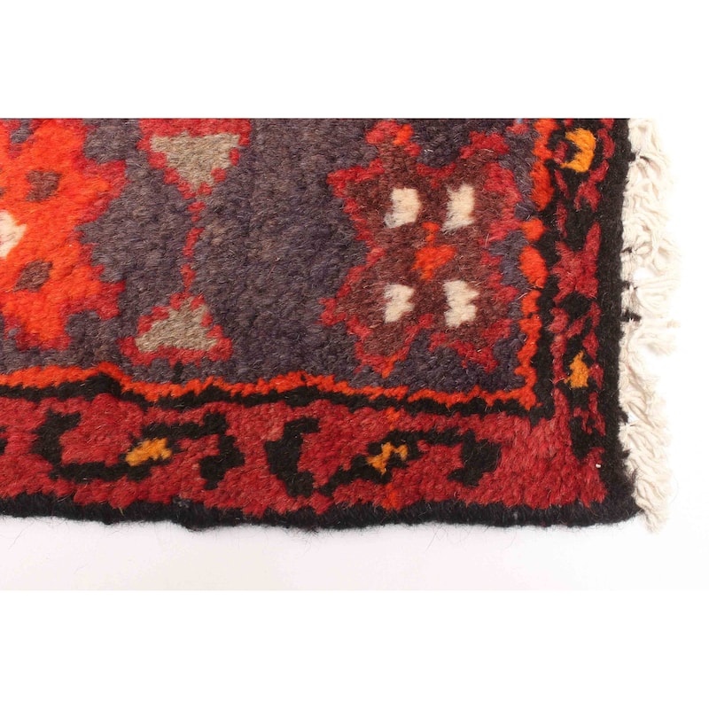 ECARPETGALLERY Hand-knotted Andelz Red Wool Rug - 4'3 x 6'5