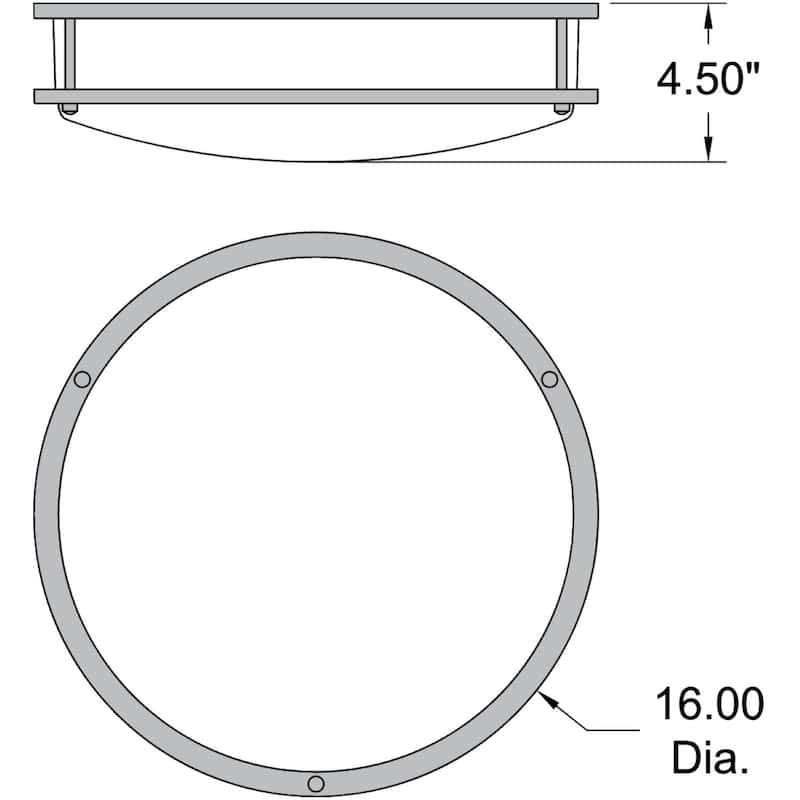 Access Lighting Conga - Dimmable LED -Flush Mount