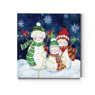 Festive Lights I-Premium Gallery Wrapped Canvas - Ready to Hang - Multi-Color