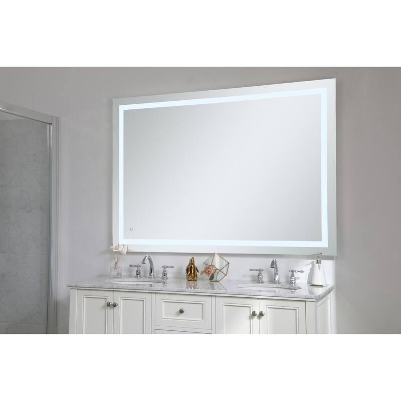 Elegant Lighting Helios 42" x 60" Rectangular Frameless Wall Mounted