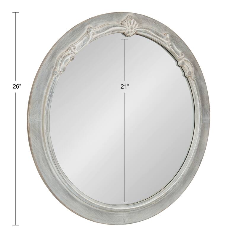 Kate and Laurel Irelyn Decorative Wall Mirror - 26" Diameter