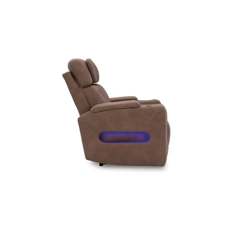 Signature Design by Ashley Point Clear Brown Power Recliner
