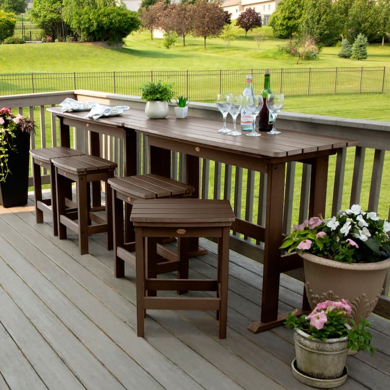 Lehigh 6-Piece Outdoor Balcony Set - Counter-height