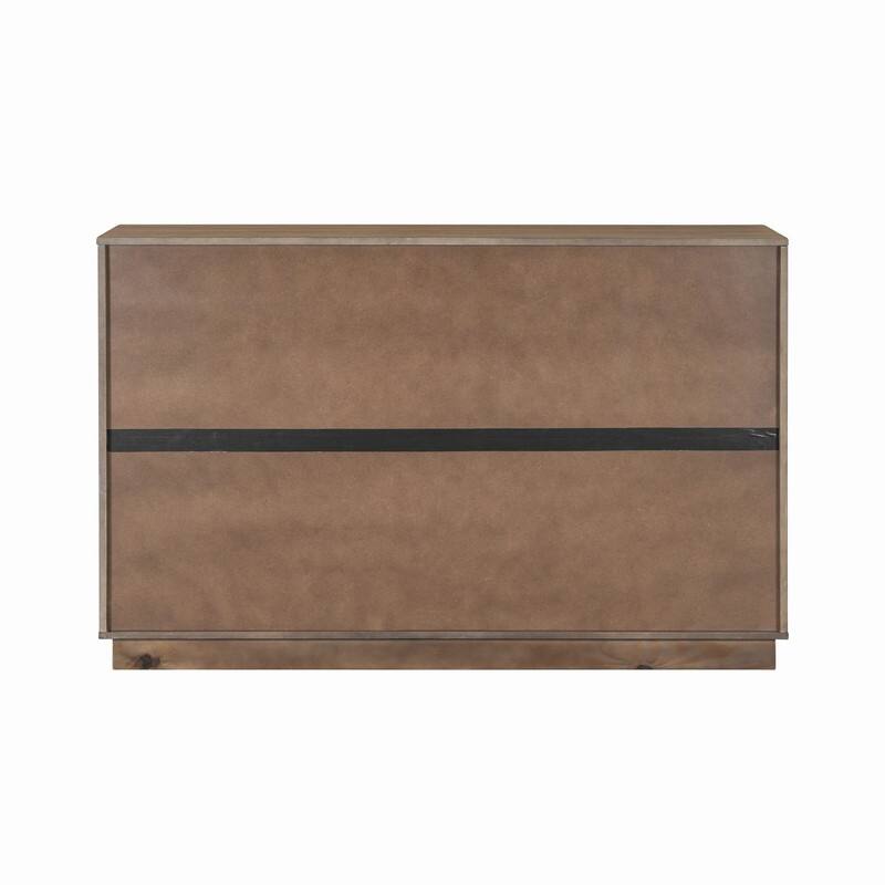 55.1" Large Storage Cabinet with 2 Doors and 7 Drawers for Living and Dining Room Organization