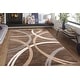 preview thumbnail 23 of 26, World Rug Gallery Contemporary Abstract Circles Design Area Rug