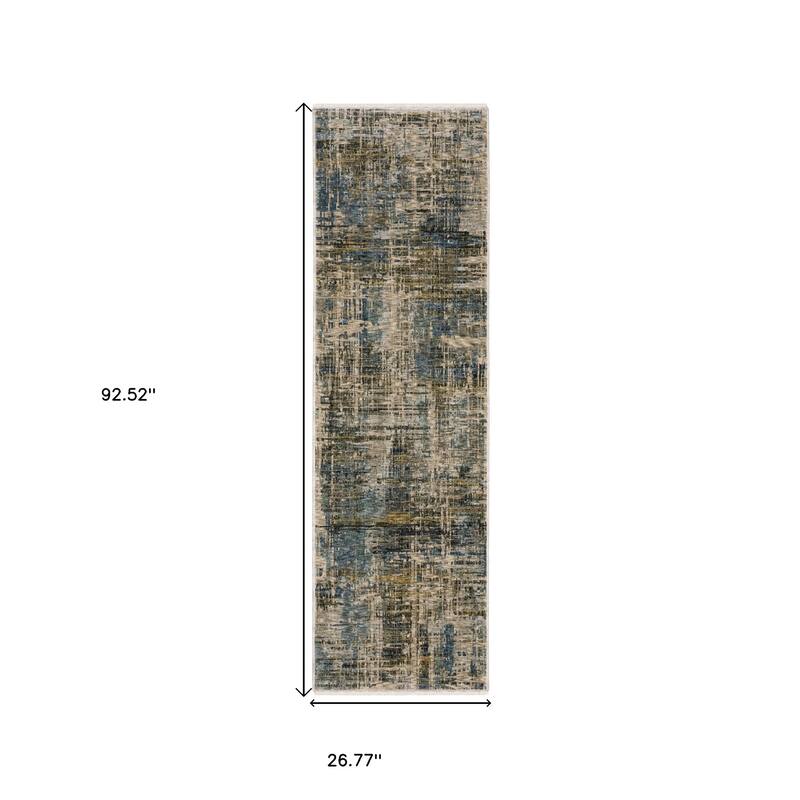 HomeRootsAbstract Modern Runner Area Rug