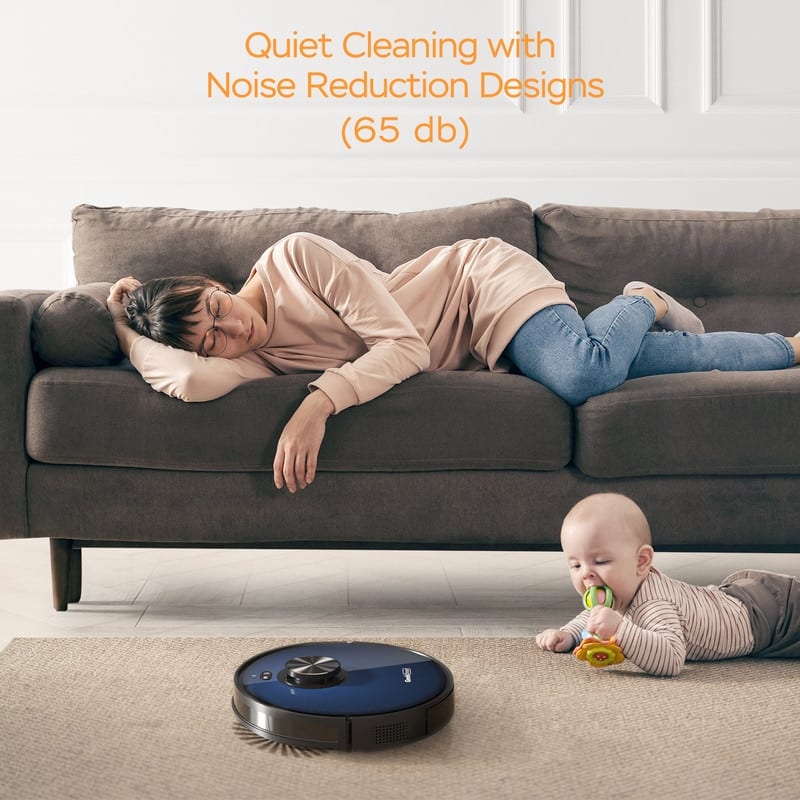 Robot Vacuum Cleaner and Mop, LDS Navigation, Wi-Fi,MAX 2700 PA Suction