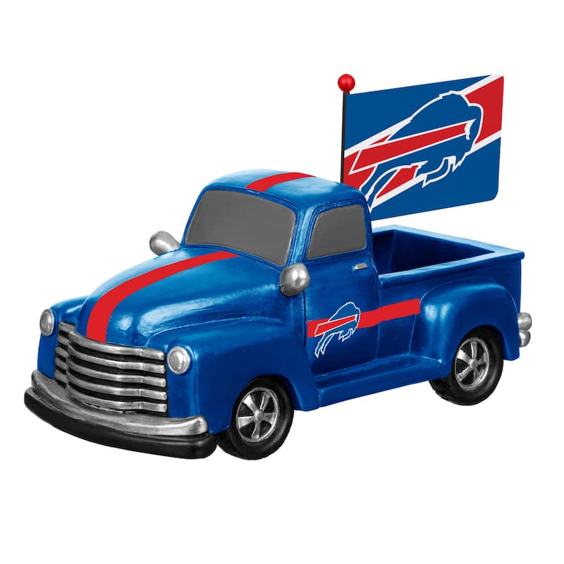 NFL Rally Truck Garden Statue with Team Flag - Buffalo Bills