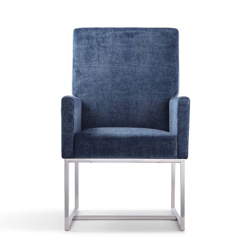 Element Blue Velvet Dining Armchair (Set of 2)