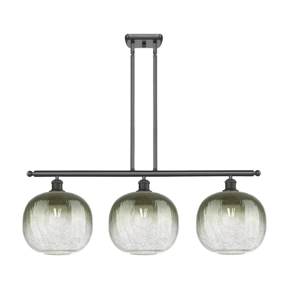 Innovations Lighting Endless Possibilities Ballston - Brookhaven Sphere - 3 Light 37" Stem Hung Island Light