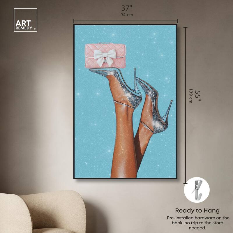 Clutch Purse on Display Canvas by Art Remedy