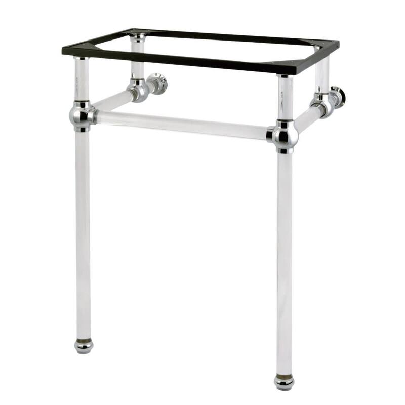 Kingston Brass Templeton 24" Acrylic Wall Mounted Console Legs