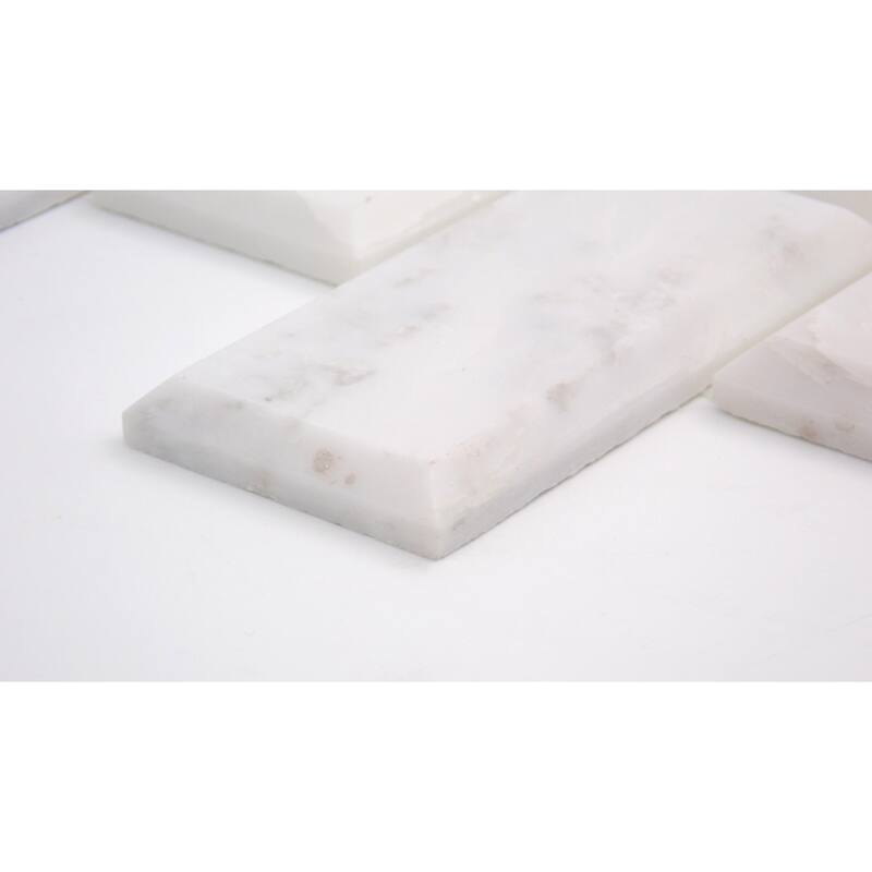 Emser Tile Marble - 12" x 12" Rectangle Brick Mosaic Wall Tile -