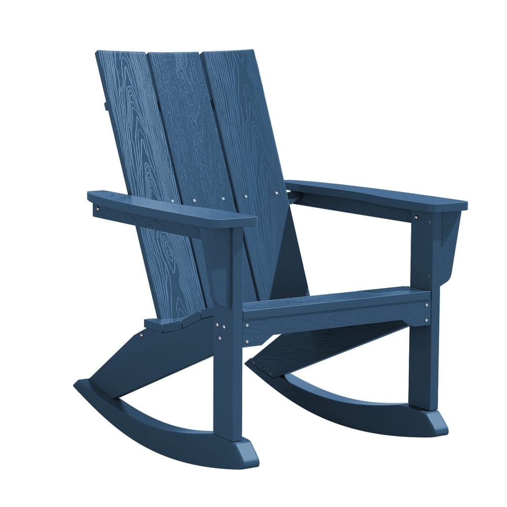 Modern Rocking Plastic Outdoor Adirondack Chair