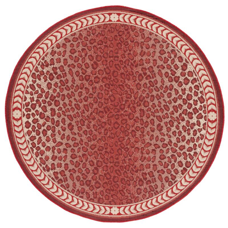 SAFAVIEH Courtyard Sanyi Indoor/ Outdoor Waterproof Patio Backyard Rug