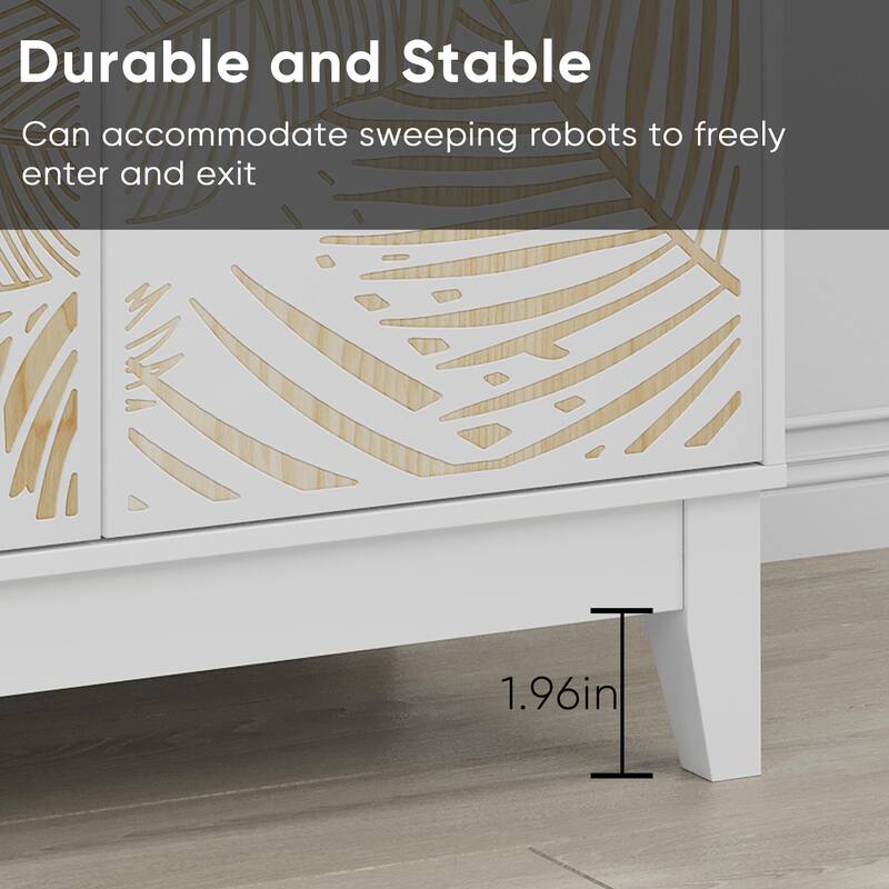 Vintage Carved Buffet Cabinet