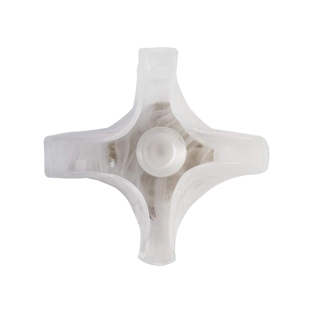 Golden Lighting 9608-FM Glacier 14" Wide Flush Mount Ceiling Fixture