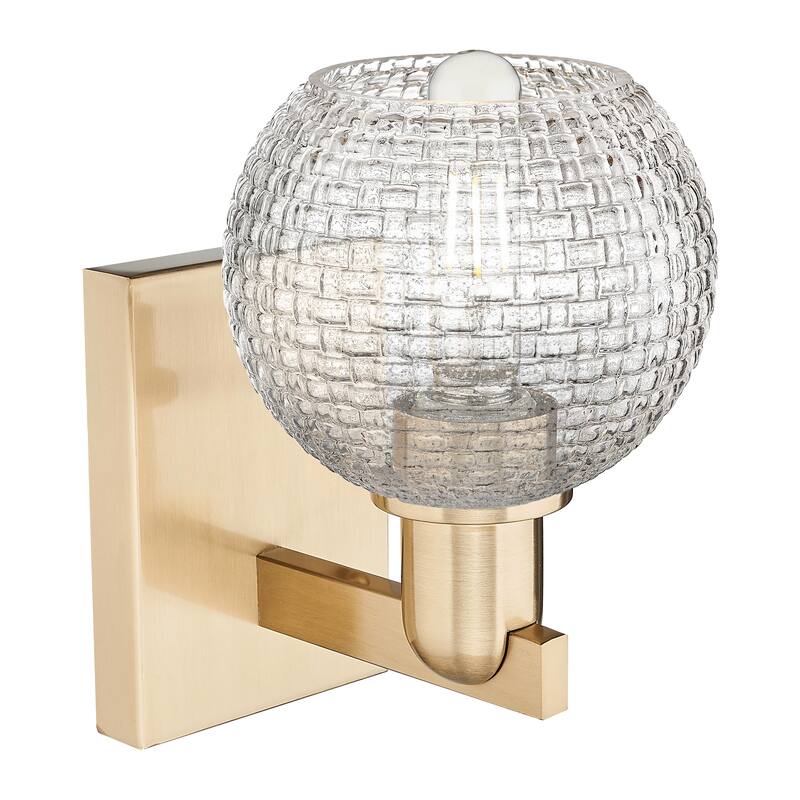 Innovations Lighting Endless Possibilities Arcadia - Athens - 1 Light 6" Basketweave Sconce