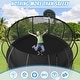 preview thumbnail 4 of 4, 15FT Trampoline for Kids with Upgraded Arc Pole and Composite TopLoop - Black