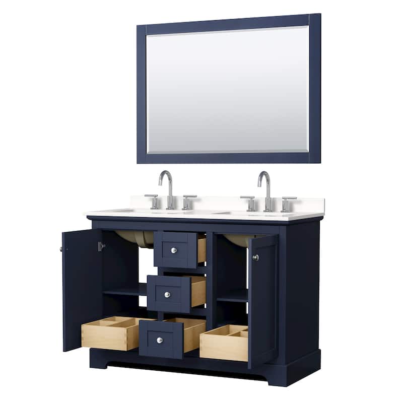 Wyndham Collection WCV232348D-QTZ-US3M46 Avery 48" Free Standing