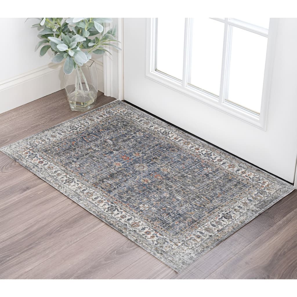 Pobu Power Loomed Durable Area Rug By HomeRoots