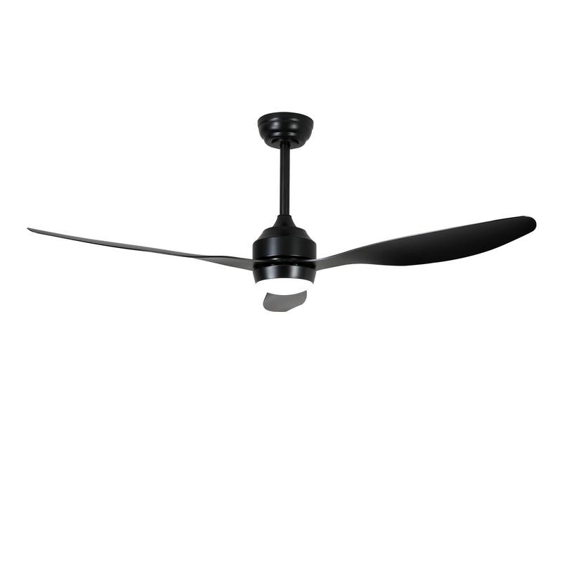 Sofucor 52" Ceiling Fan with Lights Quiet DC Motor 3 ABS Blade 6 Speed Levels,Remote Control,for Patio Living Room,Bedroom