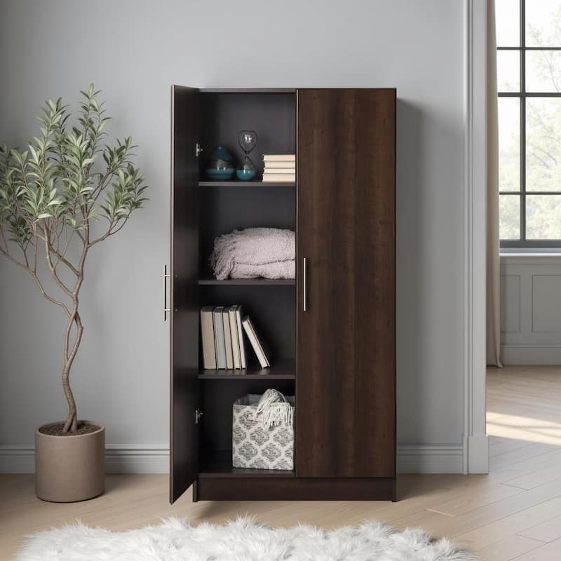 Prepac 'Winslow Elite' 32-inch Brown Storage Cabinet - 32 Inch - 32 Inch
