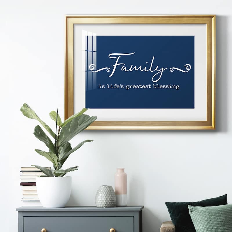 Family Greatest Blessing Premium Framed Print - Ready to Hang