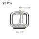 Roller Buckles, Multi-Purpose Metal Adjustable Belt Pin Buckle for Bags ...