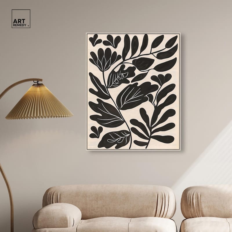 Ebony Eden Essence I Canvas by Art Remedy