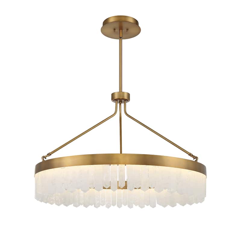 Savoy House 7-1621-53 Landon 34" Wide LED Crystal Ring Chandelier