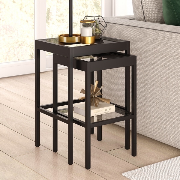 Alexis Blackened Bronze Nested Tables