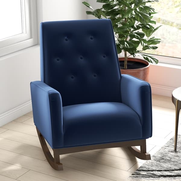 slide 2 of 10, Westham Modern Indoor Nursery Rocking Armchair for Bedroom and Livingroom