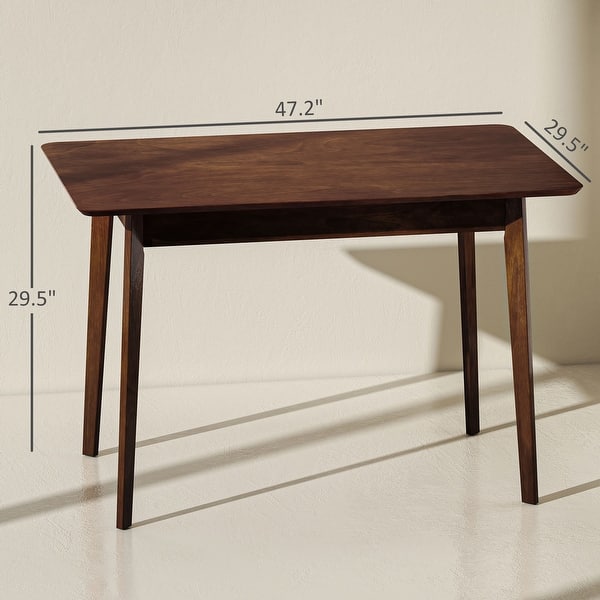 GDFStudio - Oliver Mid-Century Modern Rectangular Dining Table(Only table) - Rectangle