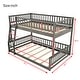preview thumbnail 6 of 18, Full XL over Queen Bunk Bed with Ladder and Guardrails