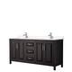 Option Dark Espresso,Chrome Trim,Carrara Cult. Marble Top