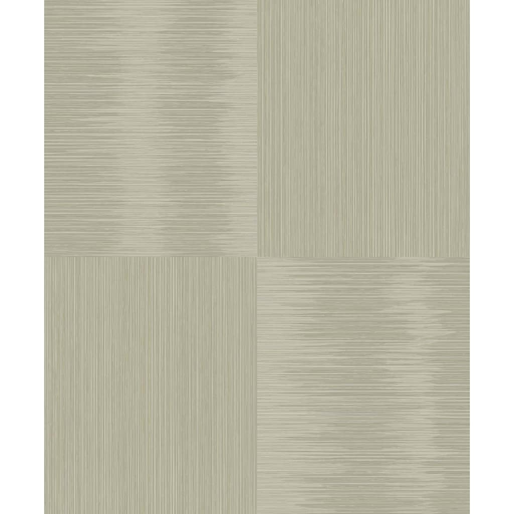 Seabrook Designs Ginza Stria Squares Non-Woven Unpasted Wallpaper