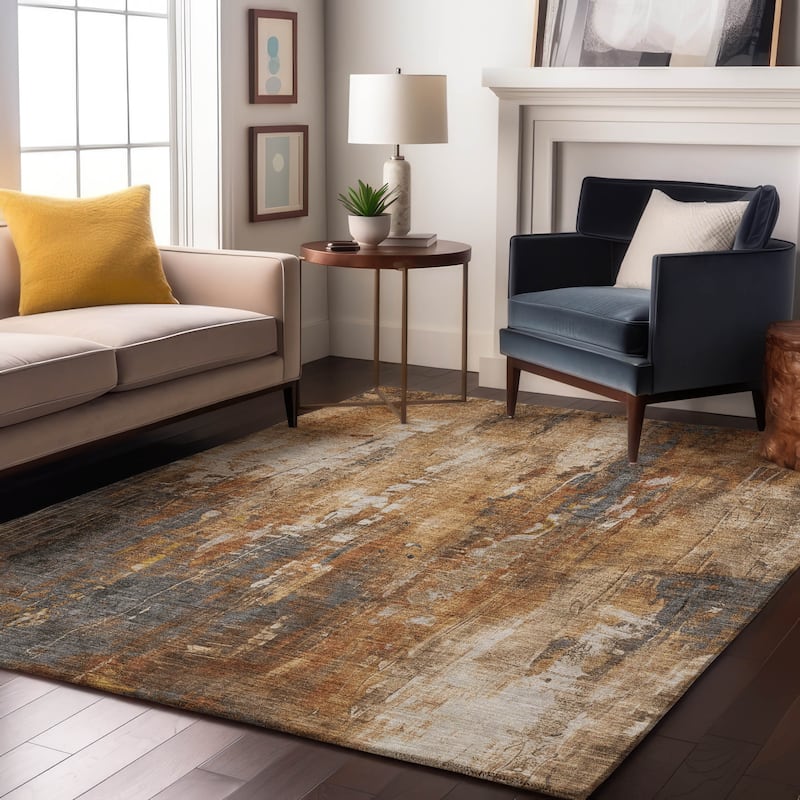 Premium Washable Super Soft Abstract Ombre Mayfield Rug