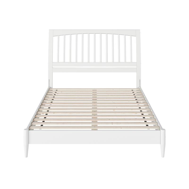Orleans Solid Wood Low Profile Sleigh Platform Bed