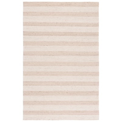 SAFAVIEH Handmade Pine Puck Modern Wool Rug