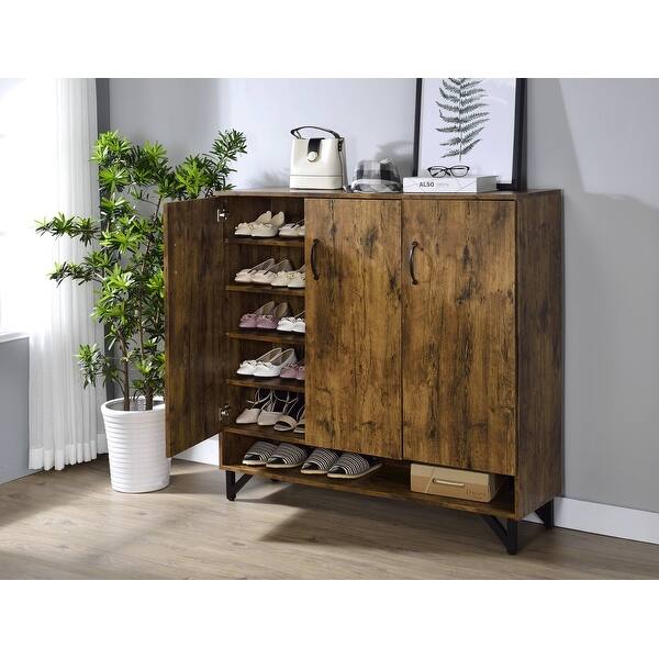 Shop Acme Nimeda Cabinet In Salvage Oak Overstock 31747316