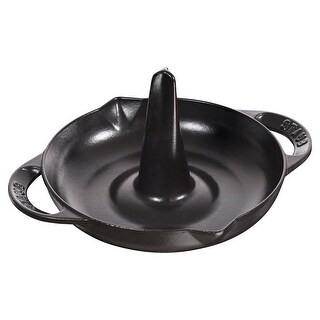 STAUB Cast Iron 9.5-inch Vertical Chicken Roaster