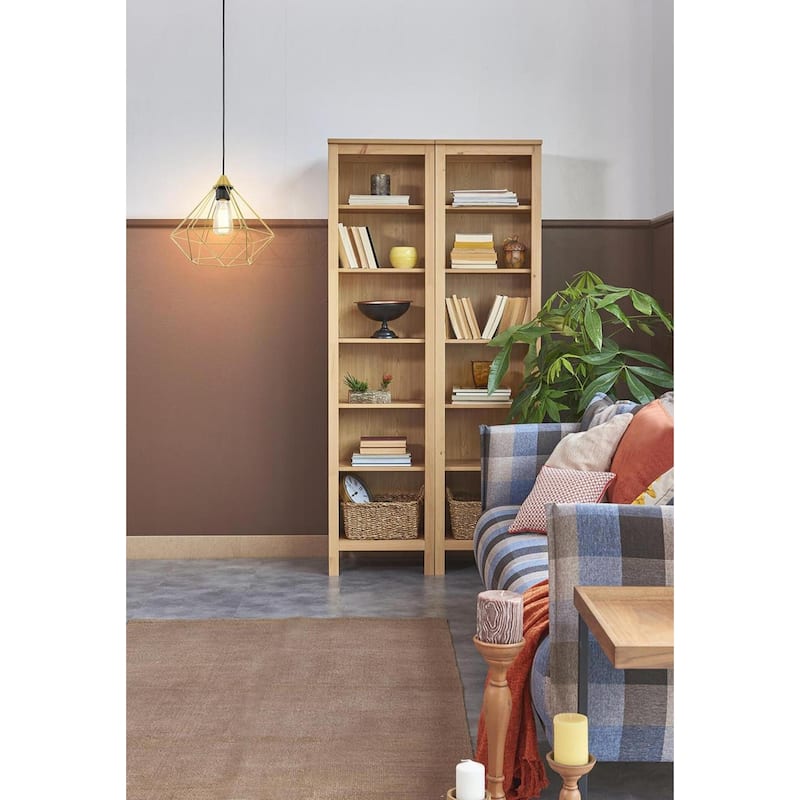 EGLO Tarbes - 1 Light Open Frame Geometric Pendant - Brushed Brass