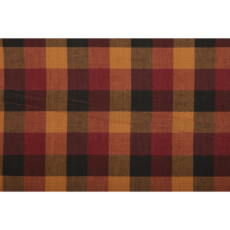 Heritage Farms Primitive Check Prairie Long Panel Set of 2 84x36x18 - Prairie Panel 84x36