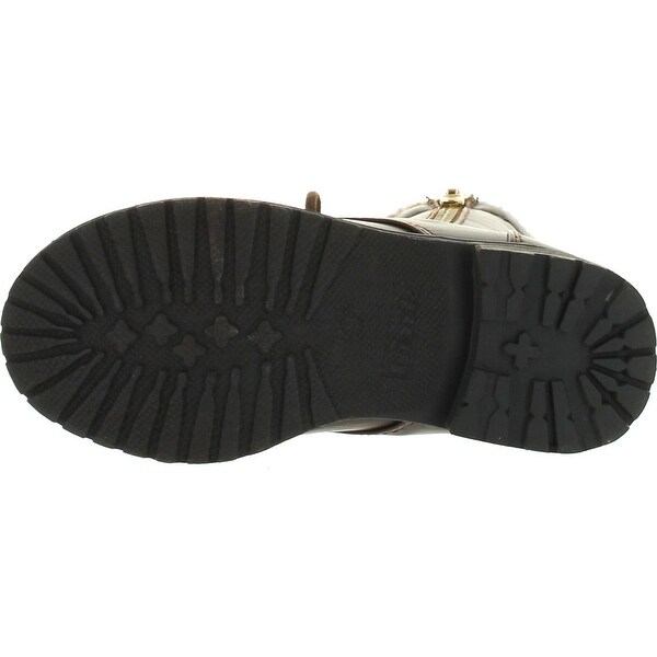 kids black military boots